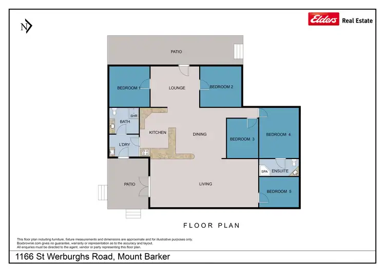 Floorplan of Homely house listing, 1166 St Werburghs Road, Mount Barker WA 6324