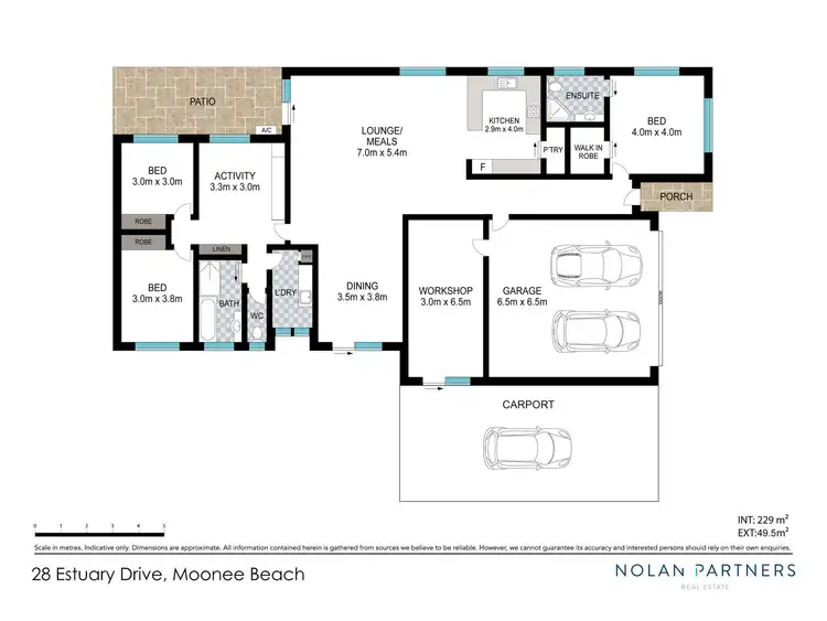 Floorplan of Homely house listing, 28 Estuary Drive, Moonee Beach NSW 2450
