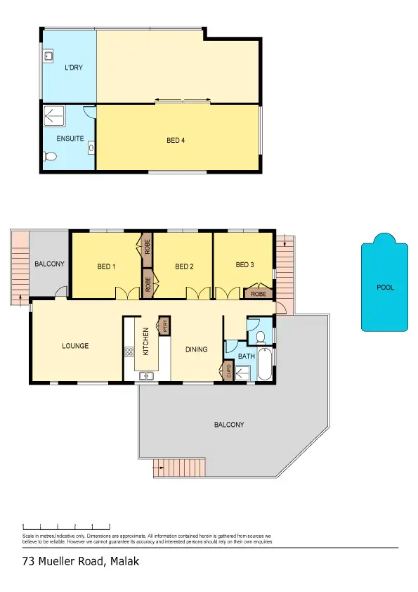Floorplan of Homely house listing, 73 Mueller Road, Malak NT 812