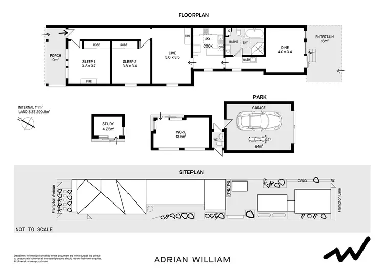 Floorplan of Homely house listing, 36 Frampton Avenue, Marrickville NSW 2204