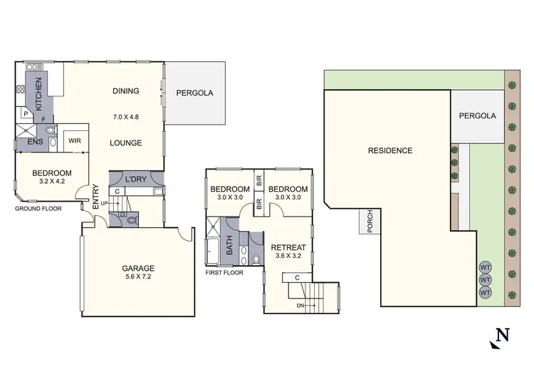 Floorplan of Homely house listing, 11A Binbrook Drive, Croydon VIC 3136