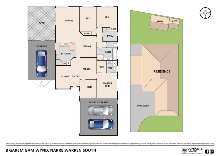 Floorplan of Homely house listing, 8 Garem Gam Wynd, Narre Warren South VIC 3805