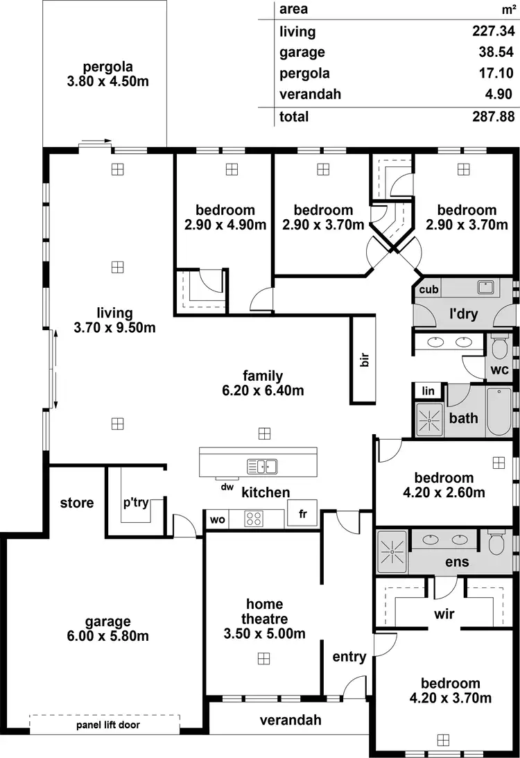 Floorplan of Homely house listing, 1 Wise Court, Mount Barker SA 5251