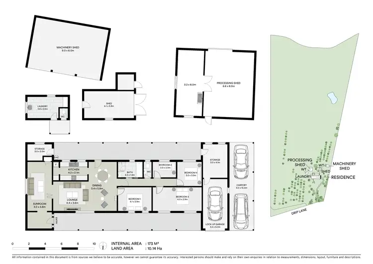 Floorplan of Homely rural property listing, 122 Drip Lane, Mudgee NSW 2850