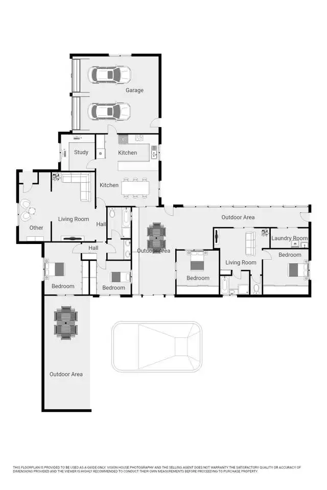 Floorplan of Homely house listing, 141 Paschendale Avenue, Yelta VIC 3505
