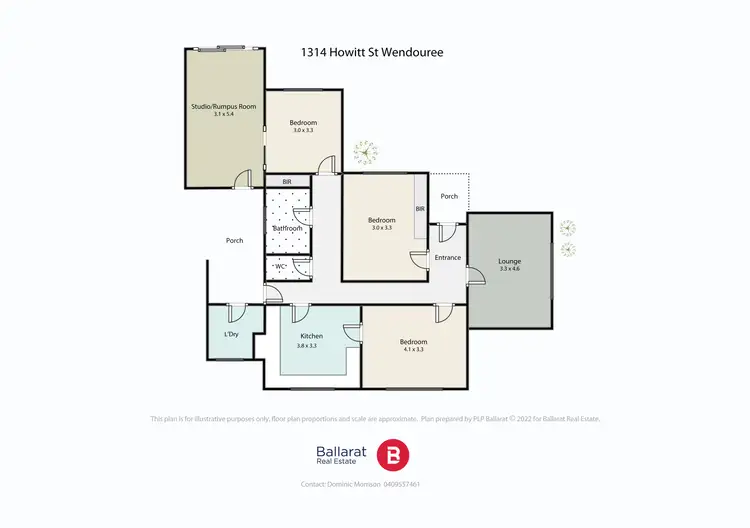 Floorplan of Homely house listing, 1314 Howitt Street, Wendouree VIC 3355