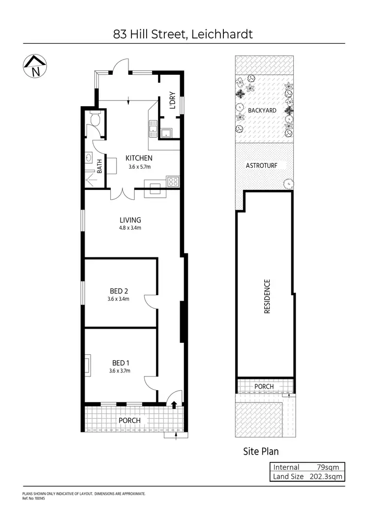 Floorplan of Homely house listing, 83 Hill Street, Leichhardt NSW 2040