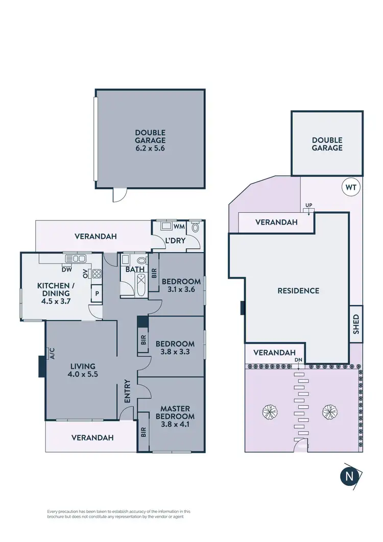 Floorplan of Homely unit listing, 1/15 Richard Street, Hadfield VIC 3046