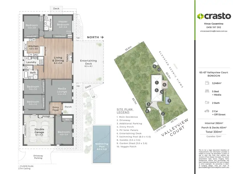 Floorplan of Homely house listing, 65-67 Valleyview Court, Bonogin QLD 4213