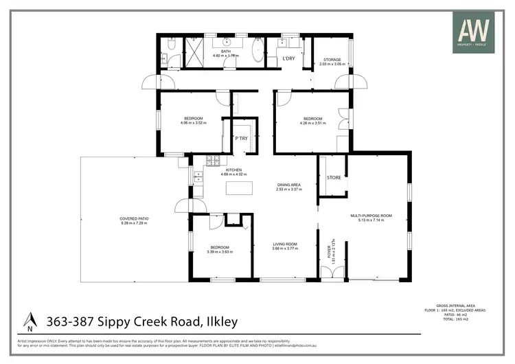 Floorplan of Homely house listing, 363-387 Sippy Creek Road, Tanawha QLD 4556