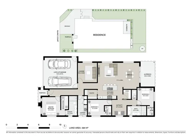Floorplan of Homely house listing, 7b Blanc Court, Brown Hill VIC 3350