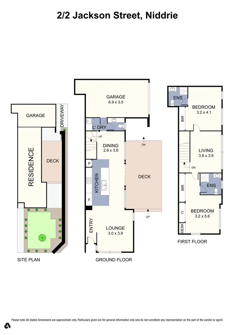 Floorplan of Homely townhouse listing, 2 Jackson Street, Niddrie VIC 3042