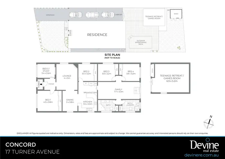Floorplan of Homely house listing, 17 Turner Avenue, Concord NSW 2137