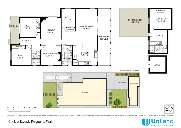 Floorplan of Homely house listing, 40 Kibo Road, Regents Park NSW 2143
