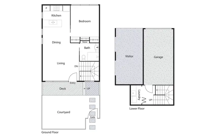 Floorplan of Homely townhouse listing, 4/25 Macrobertson Street, Mawson ACT 2607