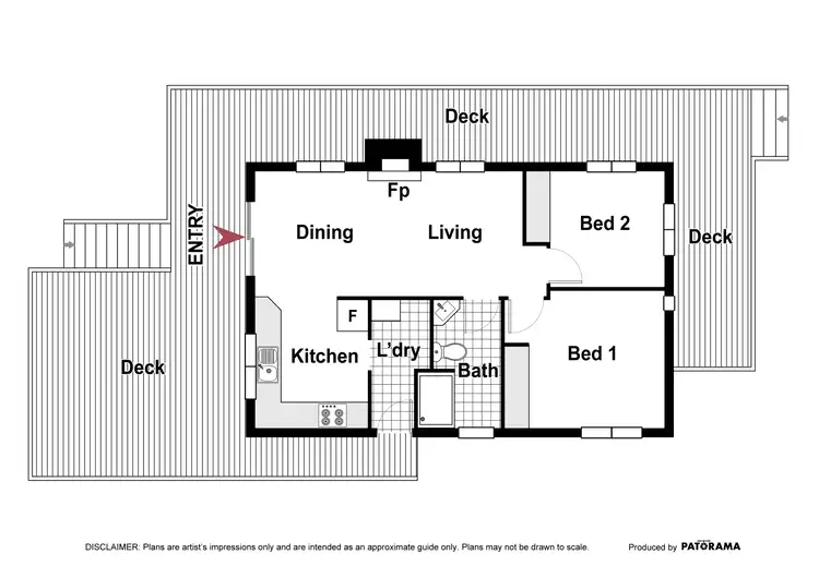 Floorplan of Homely house listing, 4 Micalong Close, Wee Jasper NSW 2582