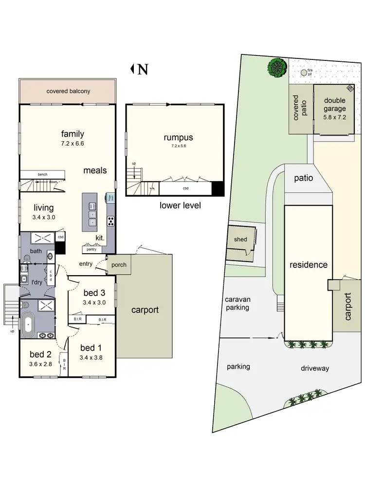 Floorplan of Homely house listing, 16 Railway Road, Seville VIC 3139
