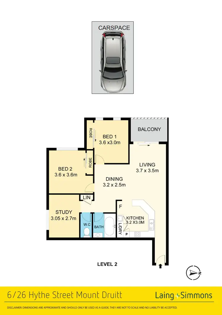 Floorplan of Homely unit listing, 6/26 Hythe Street, Mount Druitt NSW 2770