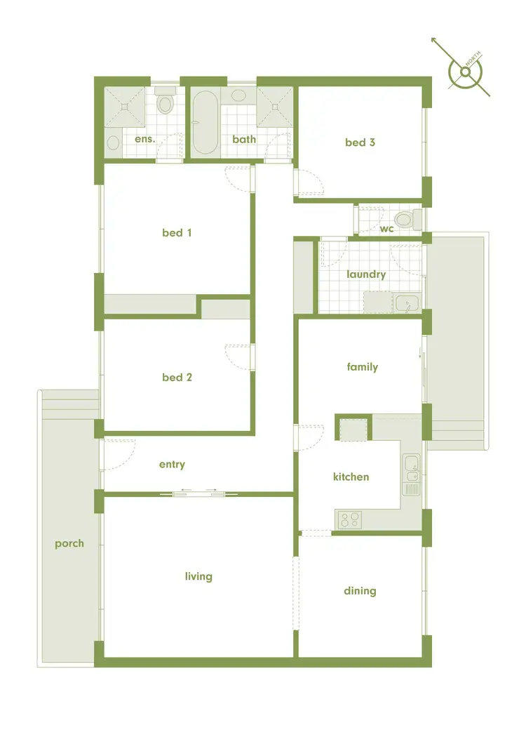 Floorplan of Homely house listing, 4 Samson Place, Kambah ACT 2902