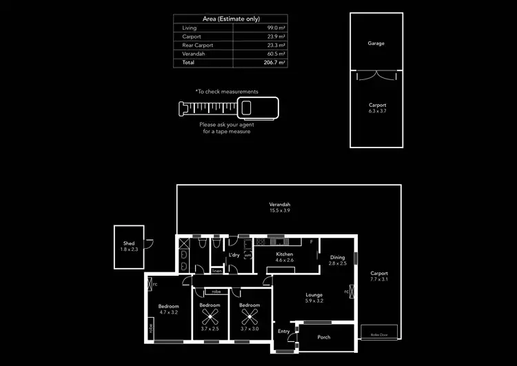 Floorplan of Homely house listing, 22 Byard Terrace, Mitchell Park SA 5043