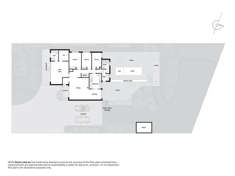 Floorplan of Homely house listing, 27 Finniss Crescent, Narrabundah ACT 2604
