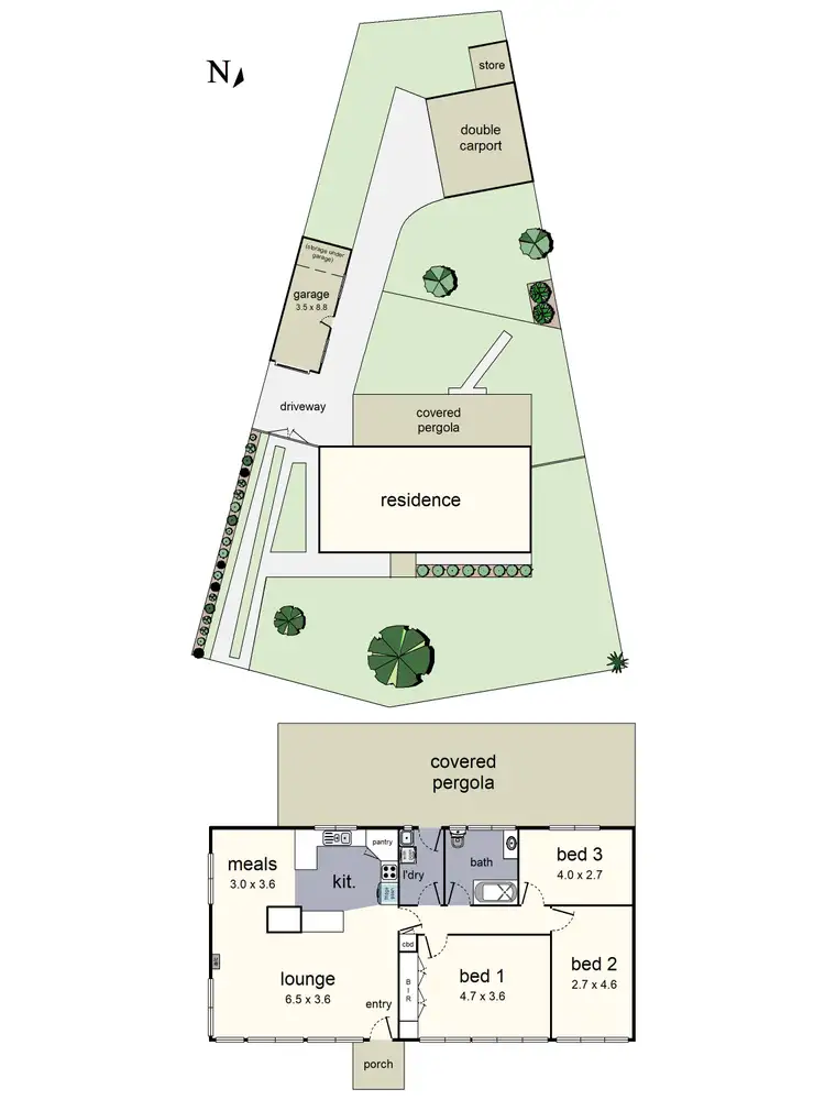 Floorplan of Homely house listing, 49 Old Hereford Road, Mount Evelyn VIC 3796