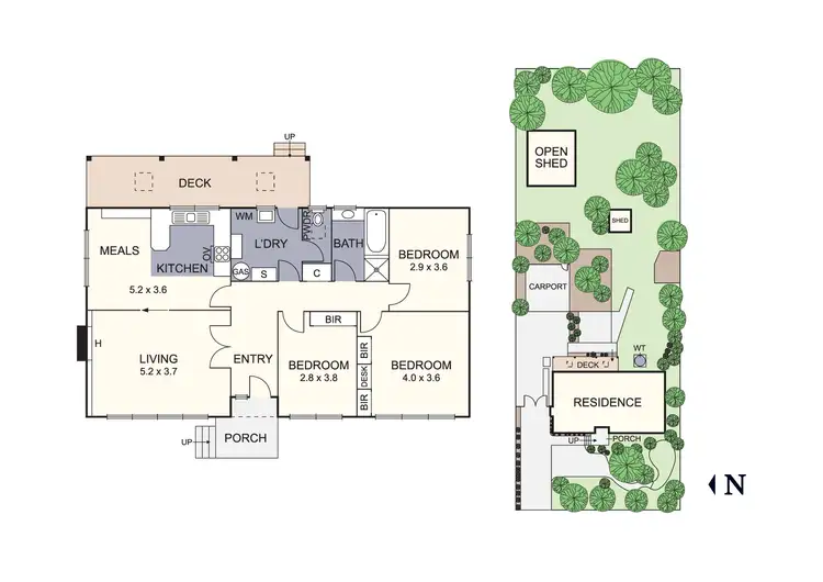 Floorplan of Homely house listing, 3 Duncan Avenue, Boronia VIC 3155