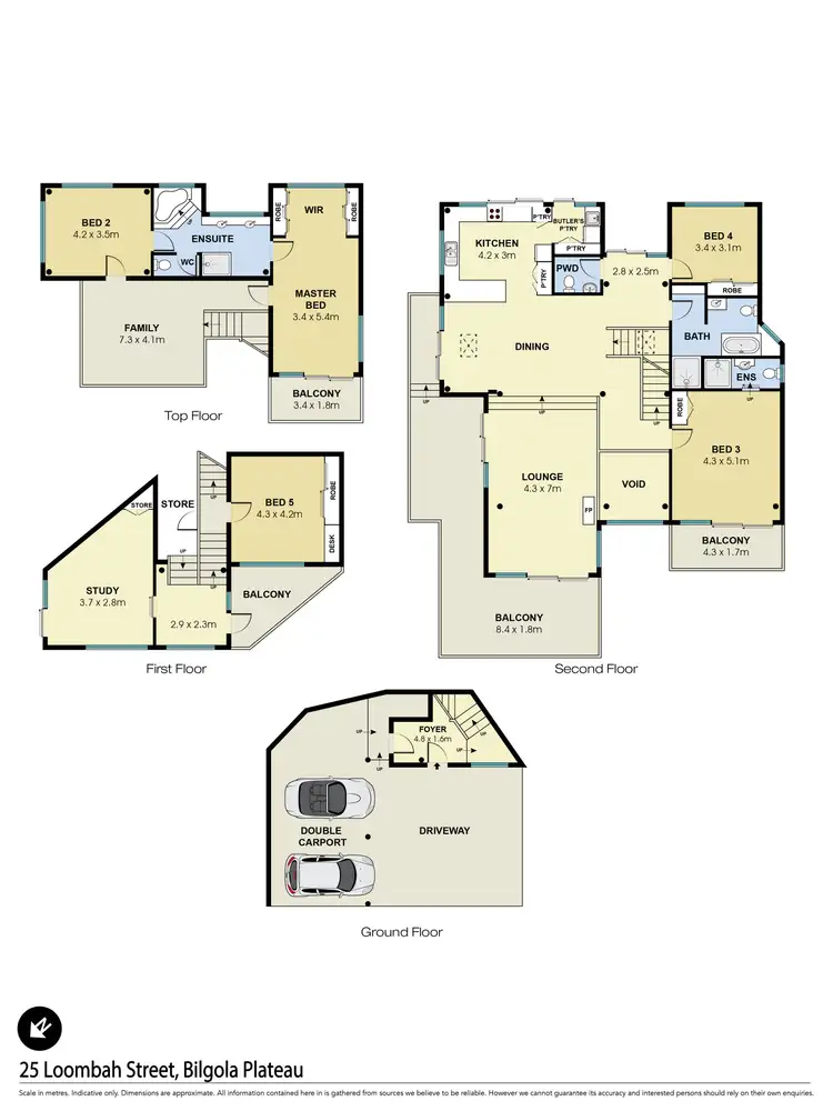 Floorplan of Homely house listing, 25 Loombah Street, Bilgola Plateau NSW 2107
