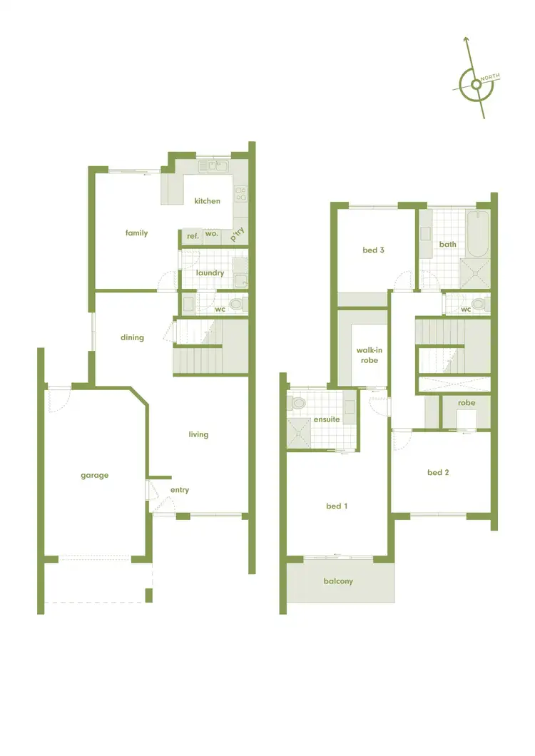 Floorplan of Homely townhouse listing, 5/83 Mortimer Lewis Drive, Greenway ACT 2900