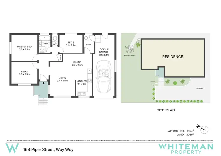 Floorplan of Homely house listing, 15b Piper Street, Woy Woy NSW 2256