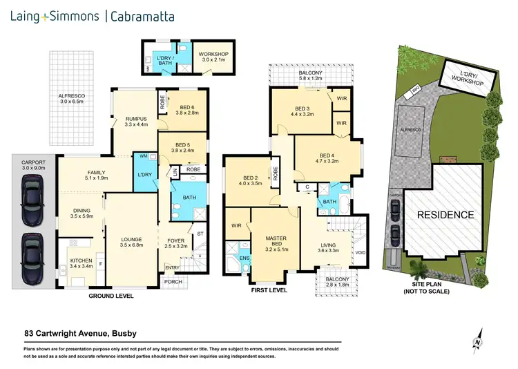 Floorplan of Homely house listing, 83 Cartwright Avenue, Busby NSW 2168