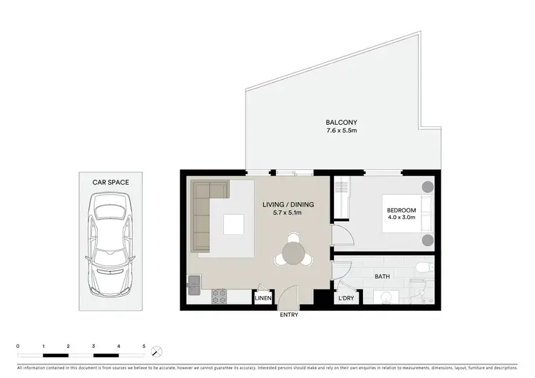 Floorplan of Homely unit listing, 1803/41-45 Waitara Avenue, Waitara NSW 2077
