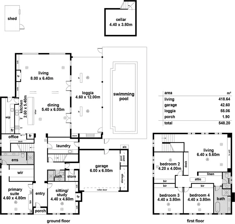 Floorplan of Homely house listing, 55 Church Terrace, Walkerville SA 5081