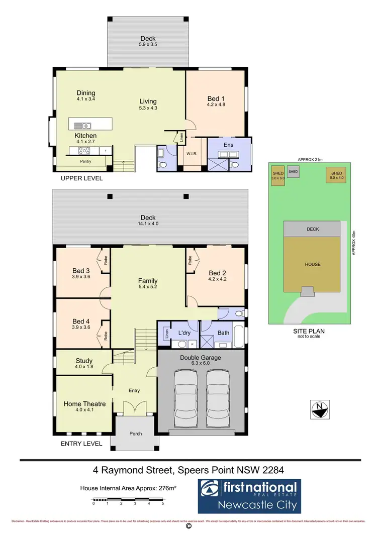 Floorplan of Homely house listing, 4 Raymond Street, Speers Point NSW 2284