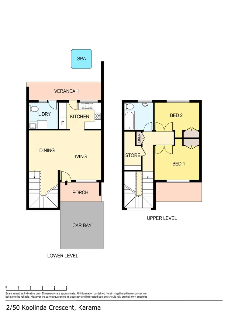 Floorplan of Homely townhouse listing, 2/50 Koolinda Crescent, Karama NT 812