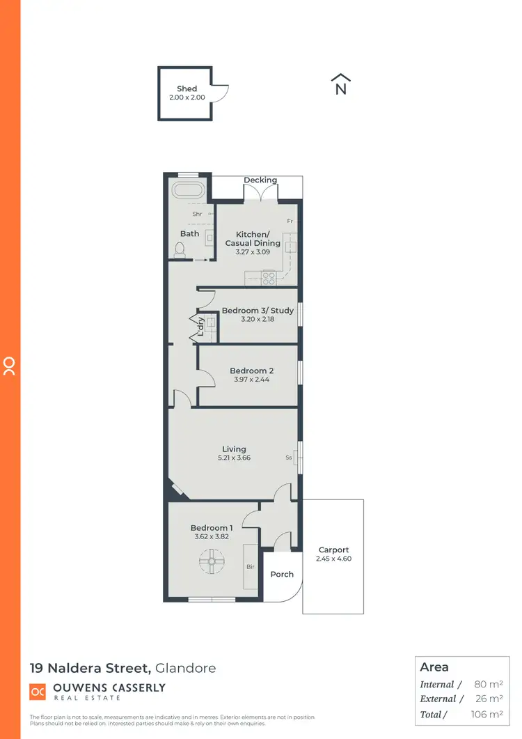 Floorplan of Homely house listing, 19 Naldera Street, Glandore SA 5037