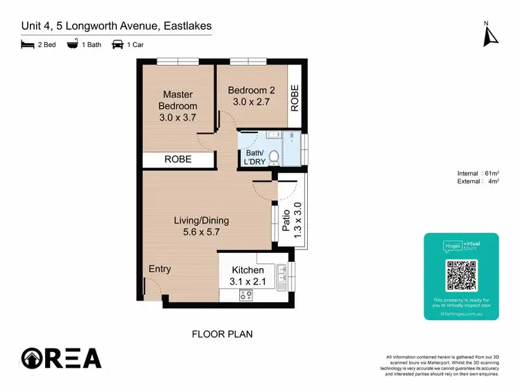Floorplan of Homely apartment listing, 4/5 Longworth Avenue, Eastlakes NSW 2018