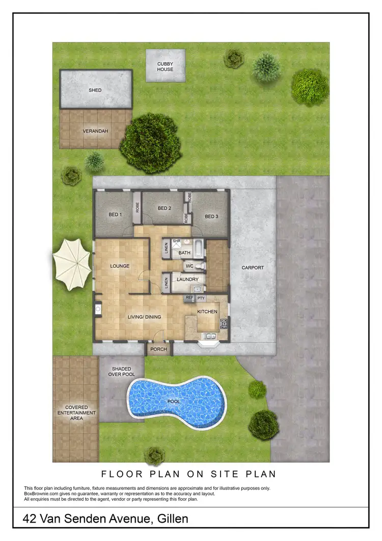 Floorplan of Homely house listing, 42 Van Senden Avenue, Gillen NT 870