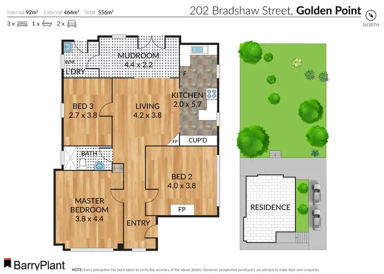 Floorplan of Homely house listing, 202 Bradshaw Street, Golden Point VIC 3350