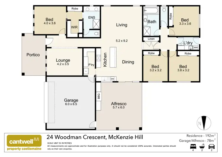 Floorplan of Homely house listing, 24 Woodman Drive, Mckenzie Hill VIC 3451