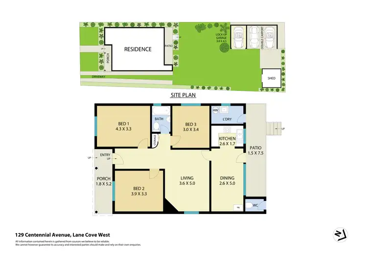 Floorplan of Homely house listing, 129 Centennial Avenue, Lane Cove NSW 2066