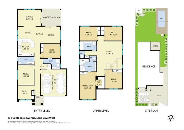 Floorplan of Homely house listing, 131 Centennial Avenue, Lane Cove NSW 2066