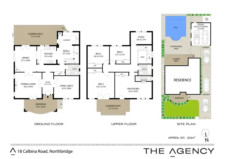 Floorplan of Homely house listing, 18 Calbina Road, Northbridge NSW 2063