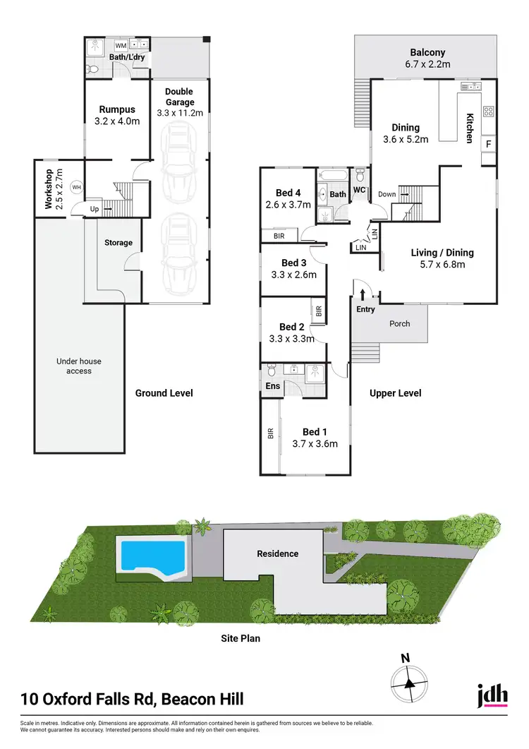 Floorplan of Homely house listing, 10 Oxford Falls Road, Beacon Hill NSW 2100