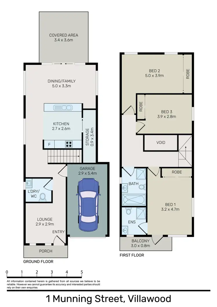 Floorplan of Homely house listing, 1 Munning Street, Villawood NSW 2163