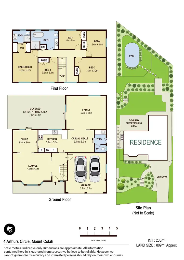 Floorplan of Homely house listing, 4 Arthurs Circle, Mount Colah NSW 2079