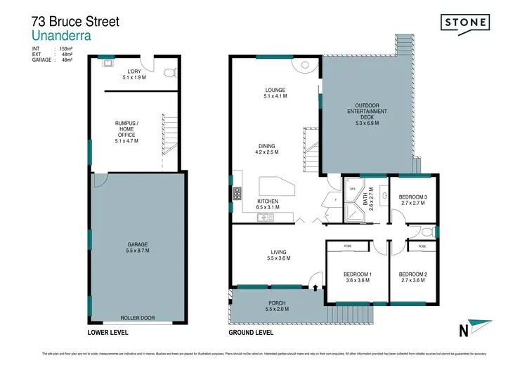 Floorplan of Homely house listing, 73 Bruce Street, Unanderra NSW 2526