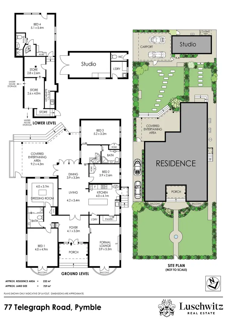 Floorplan of Homely house listing, 77 Telegraph Road, Pymble NSW 2073