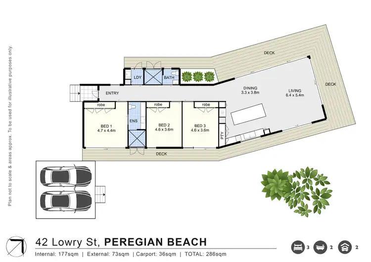 Floorplan of Homely house listing, 42 Lowry Street, Peregian Beach QLD 4573