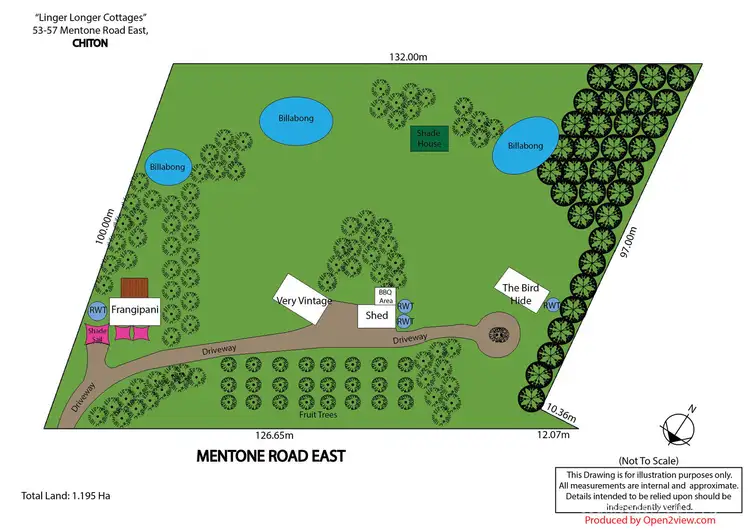 Floorplan of Homely rural property listing, 53-57 Mentone East Road, Chiton SA 5211